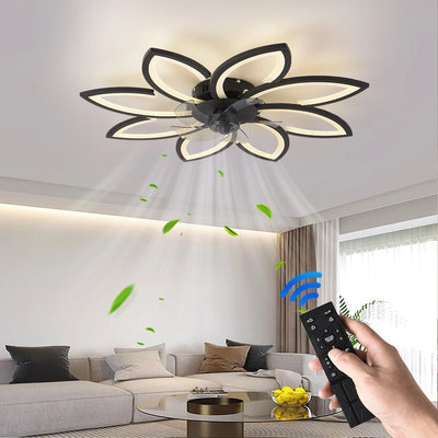 Modern LED Ceiling Fan Light with Remote Control
