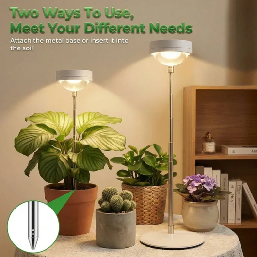 Convex Lens LED Grow Light 4000K Full Spectrum Plant Lamp for Indoor Plants & Aquariums