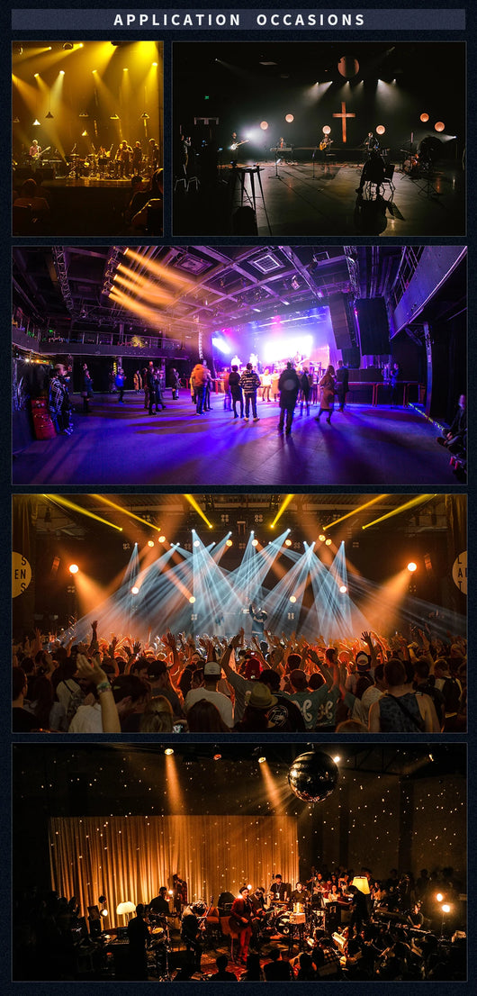 60W Mini Profile Spot Light | DMX Stage DJ Disco Fixture