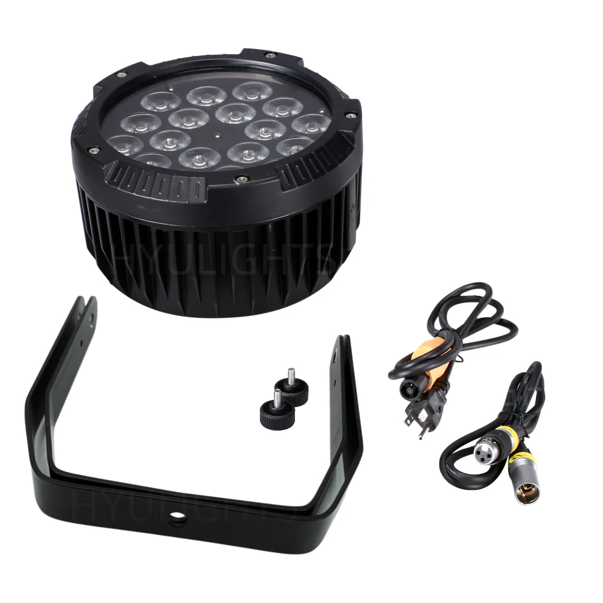 IP65 Waterproof Stage Effect Aluminum Led Par 18x18W RGBWA UV 6in1 DMX512 Outdoor Down Light DJ Equipment Disco Wash No Noise
