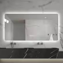 28x60 Inch LED Bathroom Mirror – Corrosion-Resistant Anti-Rust Vanity Mirror with 3-Color Dimmable Lighting