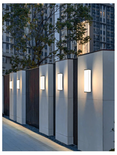 Stainless Steel LED Outdoor Wall Lamp – IP65 Waterproof Sconce