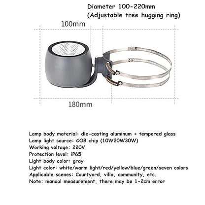 LED COB Outdoor Garden Tree Spotlight