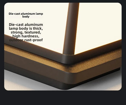 New Outdoor Waterproof Solar Garden Lawn Lamp Camping Balcony Garden Decoration Ambient Light Outdoor Dining-Table Portable Lamp