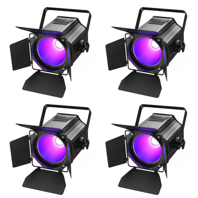 200W RGBWA+UV COB Par Light – 6-in-1 DMX512 Stage Wash Light