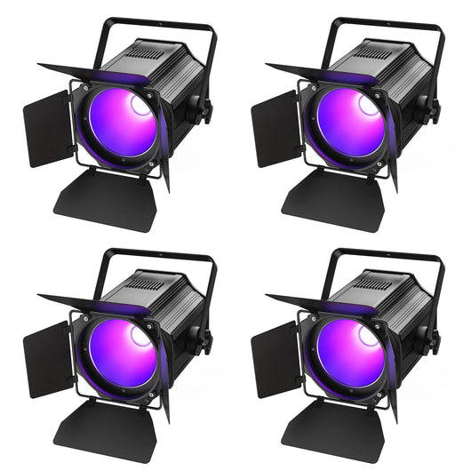 200W RGBWA+UV COB Par Light – 6-in-1 DMX512 Stage Wash Light
