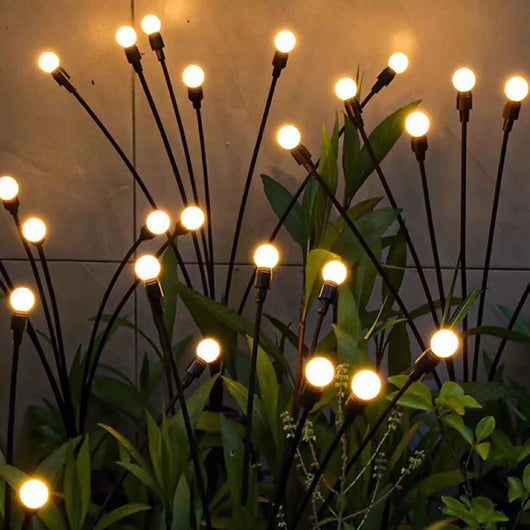Solar Firefly Lights Outdoor Waterproof Garden Swaying LED