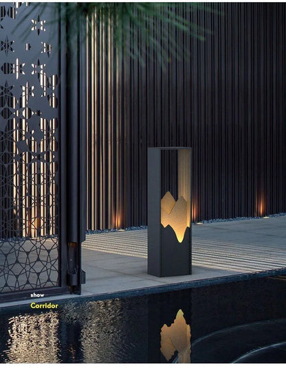 LED Lawn Light AC110V 220V Waterproof IP65 Outdoor Stainless Steel Street Lamp For Garden Path Landscape Park Courtyard Lighting