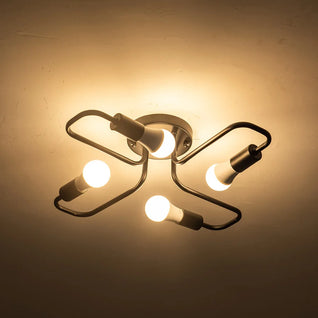 Modern 4-Light LED Ceiling Chandelier