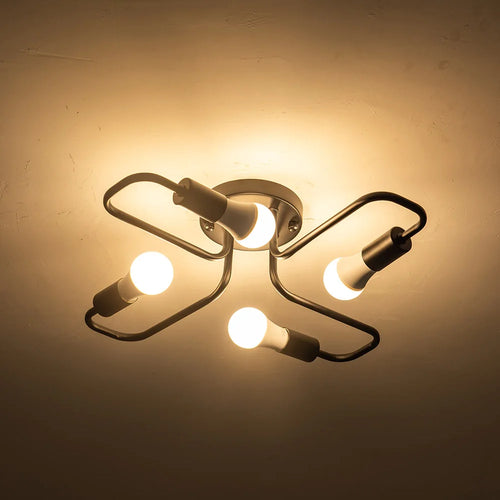Modern 4-Light LED Ceiling Chandelier