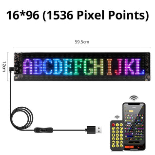 LED Car Programmable Matrix Display Panel