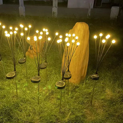 Solar Firefly Lights Outdoor Waterproof Garden Swaying LED