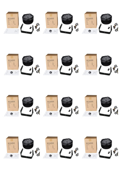 IP65 Waterproof Stage Effect Aluminum Led Par 18x18W RGBWA UV 6in1 DMX512 Outdoor Down Light DJ Equipment Disco Wash No Noise