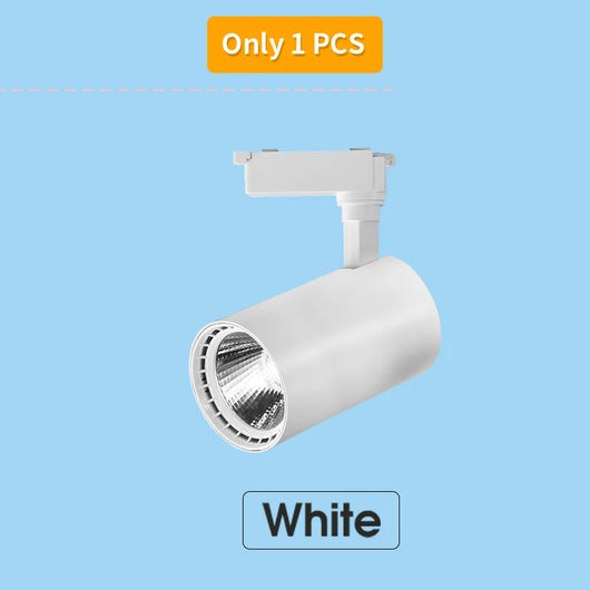 COB LED Track Light Fixture Set – Adjustable Spotlights