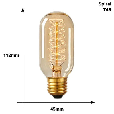 Vintage Edison LED Filament Bulb – E27 Dimmable Retro Light