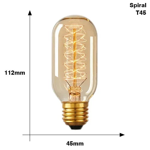 Vintage Edison LED Filament Bulb – E27 Dimmable Retro Light