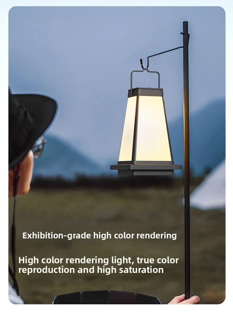 New Outdoor Waterproof Solar Garden Lawn Lamp Camping Balcony Garden Decoration Ambient Light Outdoor Dining-Table Portable Lamp