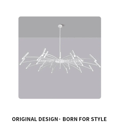 Modern Dimmable LED Chandelier with High-Lumen Illumination