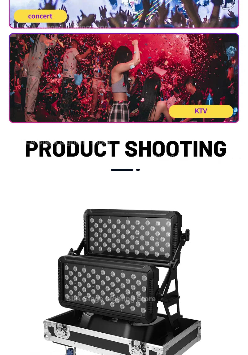 120W Waterproof Stage Floodlight