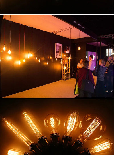 Vintage Edison LED Filament Bulb – E27 Dimmable Retro Light