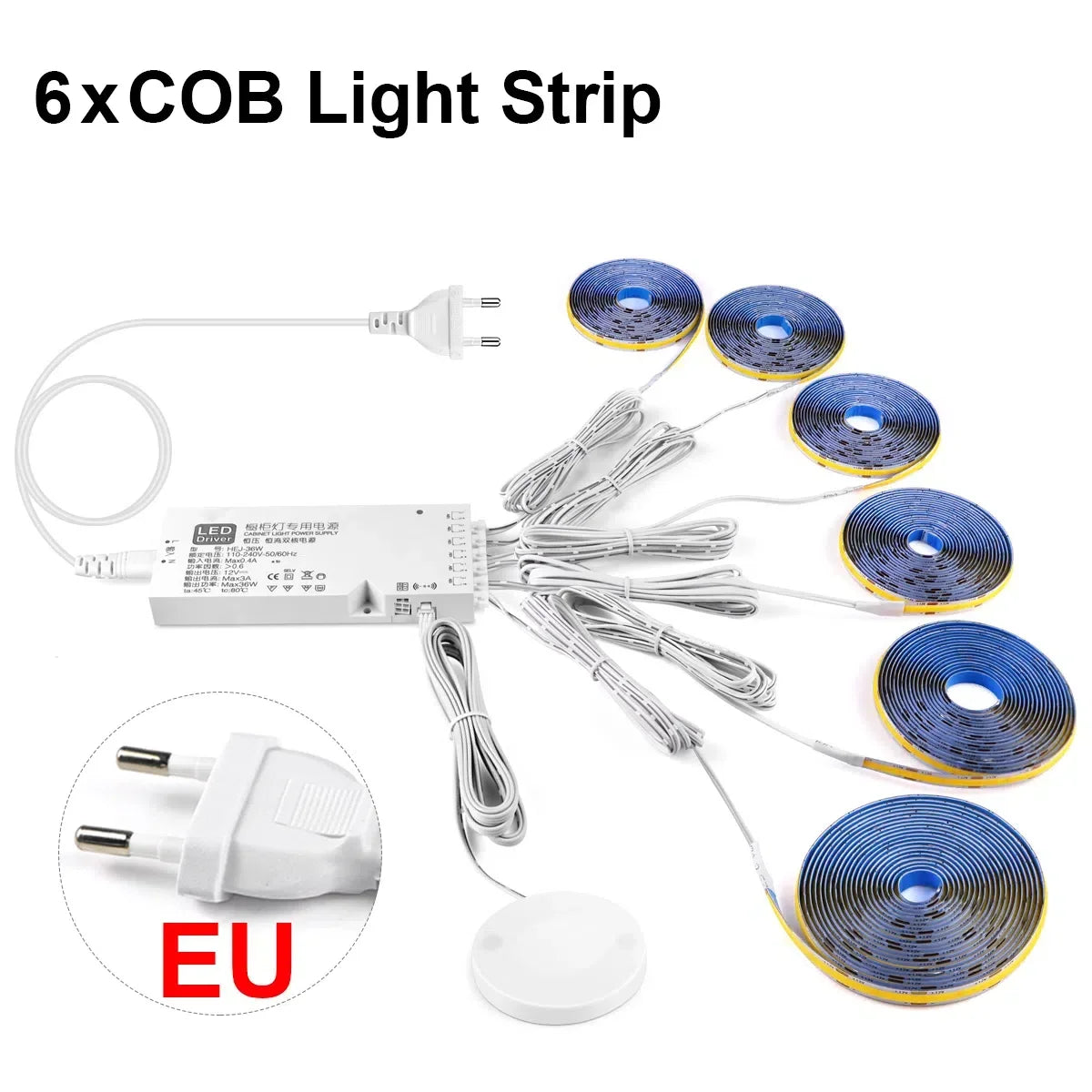 COB LED Strip Light with Sensor