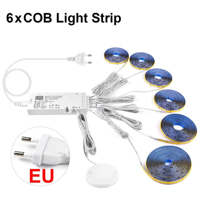 COB LED Strip Wall Light – Touch Dimmable Up & Down Lighting
