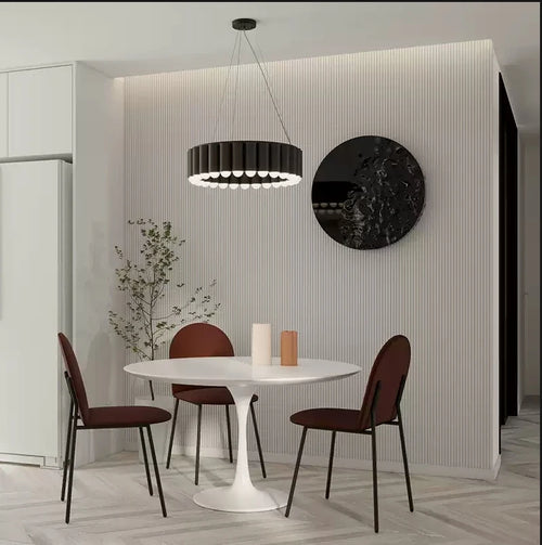 Nordic Led Carousel Pendant Light Luxury Designer Chandelier Lighting Gold Electroplating Restaurant Living Room Decor