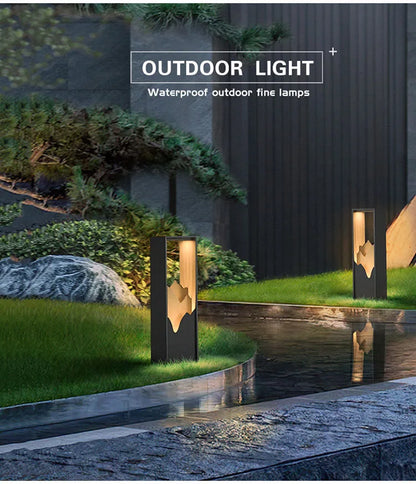 LED Lawn Light AC110V 220V Waterproof IP65 Outdoor Stainless Steel Street Lamp For Garden Path Landscape Park Courtyard Lighting