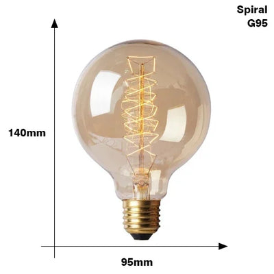 Vintage Edison LED Filament Bulb – E27 Dimmable Retro Light