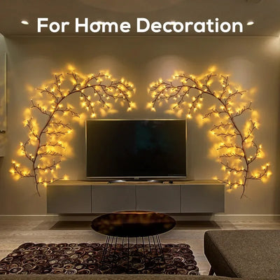 USB LED Branch Lights with Remote – 8 Modes Decorative String Lights