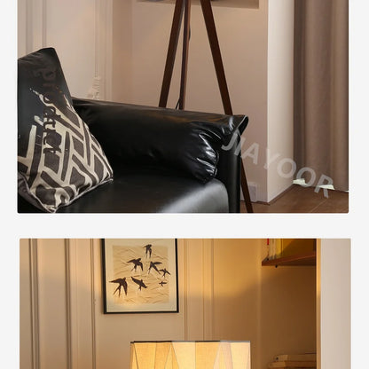 Antique Style Solid Wood Floor Lamp