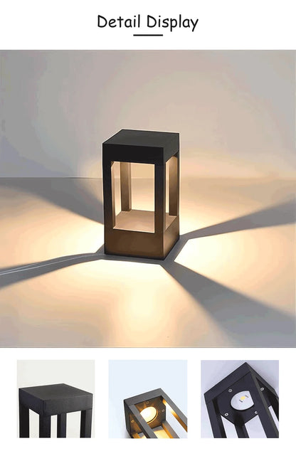 Outdoor Lawn Lights LED IP54 Waterproof Warm Light Lawn Lamp Landscape Walkway Lighting Porch Patio Ambiance Decoration Lighting