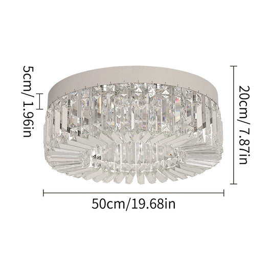 Gold Luxury Crystal Ceiling Lamp Living Room Modern Chandeliers Decoration LED Ceiling Lights Lighting Fixture Diameter 40/50cm
