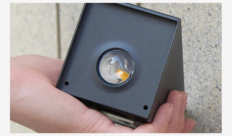 Outdoor Solar Lights Sunlight Garden Fence Outdoor Solar Lights Solar Stair Lights Up and Down Courtyard Street Modern Wall Lamps