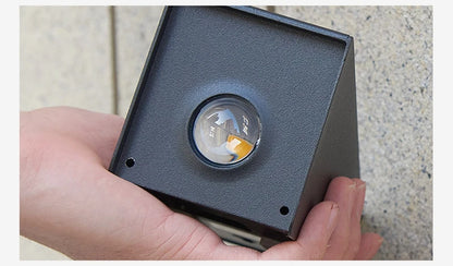 Outdoor Solar Lights Sunlight Garden Fence Outdoor Solar Lights Solar Stair Lights Up and Down Courtyard Street Modern Wall Lamps