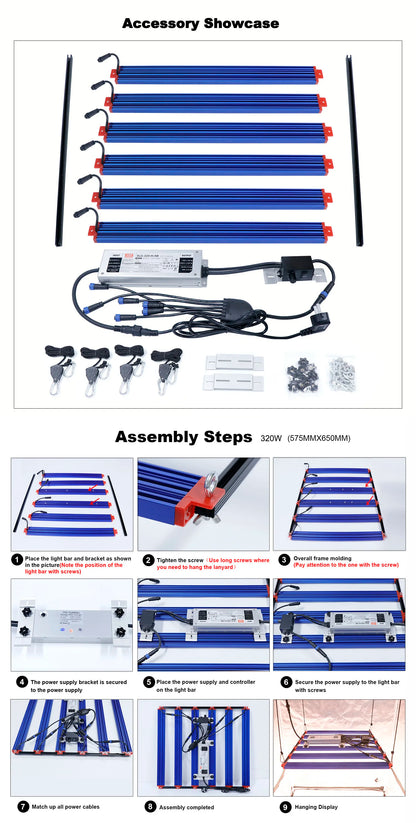 1000W / 1500W / 2000W LED Grow Light