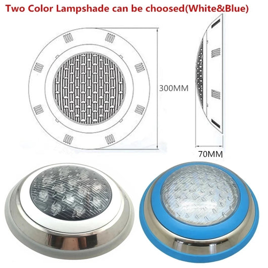AC12V 35W 360LED Waterproof Pool Light Multicolor RGB Underwater Lamp with Remote Control