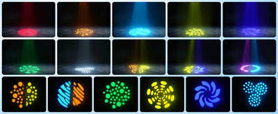 4PCS 30W RGBW Moving Head Gobo Light – DMX512 Stage & DJ Lighting