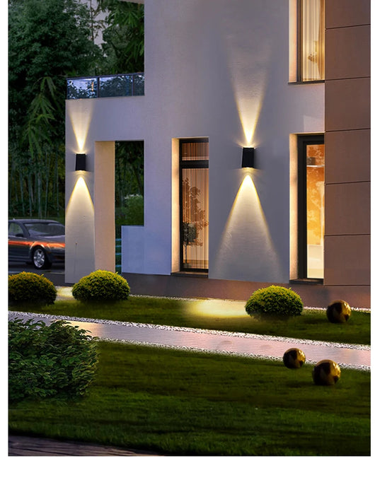 Solar Up & Down Wall Light – Modern Outdoor Fence & Garden Lamp | Replace