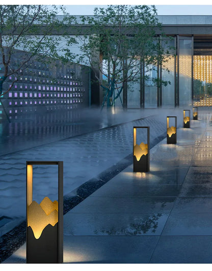 LED Lawn Light AC110V 220V Waterproof IP65 Outdoor Stainless Steel Street Lamp For Garden Path Landscape Park Courtyard Lighting