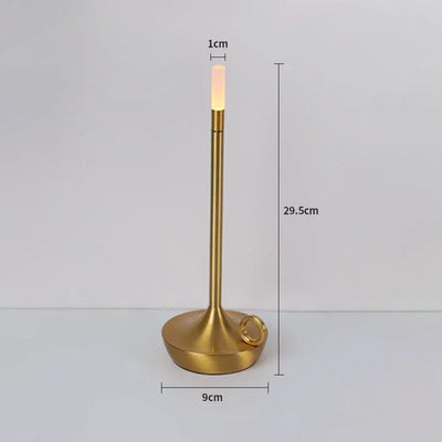 Rechargeable LED Candle Table Lamp – Touch-Control Ambient Light