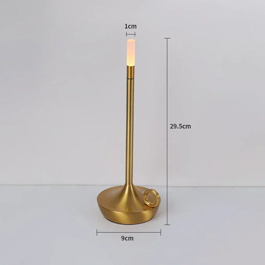 Rechargeable LED Candle Table Lamp – Touch-Control Ambient Light