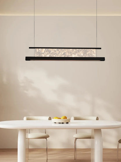 Italian Modern Luxury Linear LED Chandelier with Minimalist Designer Style