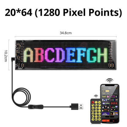 LED Car Programmable Matrix Display Panel