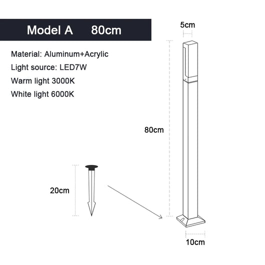 Modern LED Lawn Lamp