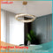 Ring Led Hanging Light Pendant Lamp Luxury Gold Copper New Chandelier Lustre Ceiling Lamp Living Dining Room Home Decor Fixture| Upload