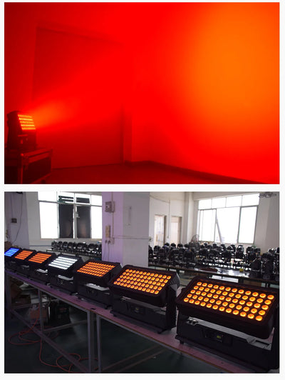 IP65 Waterproof Outdoor Stage Lighting 60x10w Rgbw 4in1 Led City Color Wash Light