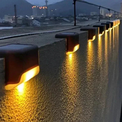 Solar Step Lights Outdoor – IP65 LED Stair & Pathway Lighting