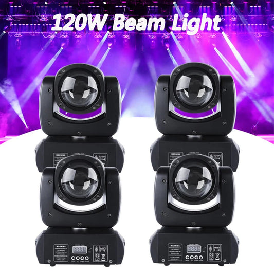 2PCS/4PCS Mini LED Moving Head Lights