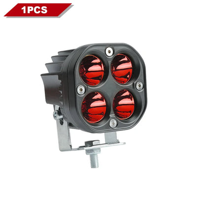 3-Inch Dual-Color LED Light Bar – Red & Green Off-Road Spotlight IP67